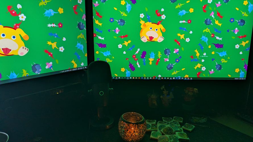 誕生日の御礼。リアル🖼️、ピクミンブルーム バーチャル🎁 / 🖼️、多サプライズライブ🏝️、任天堂🐶🌱【令和8年3月21日 butapen ただの日記34】